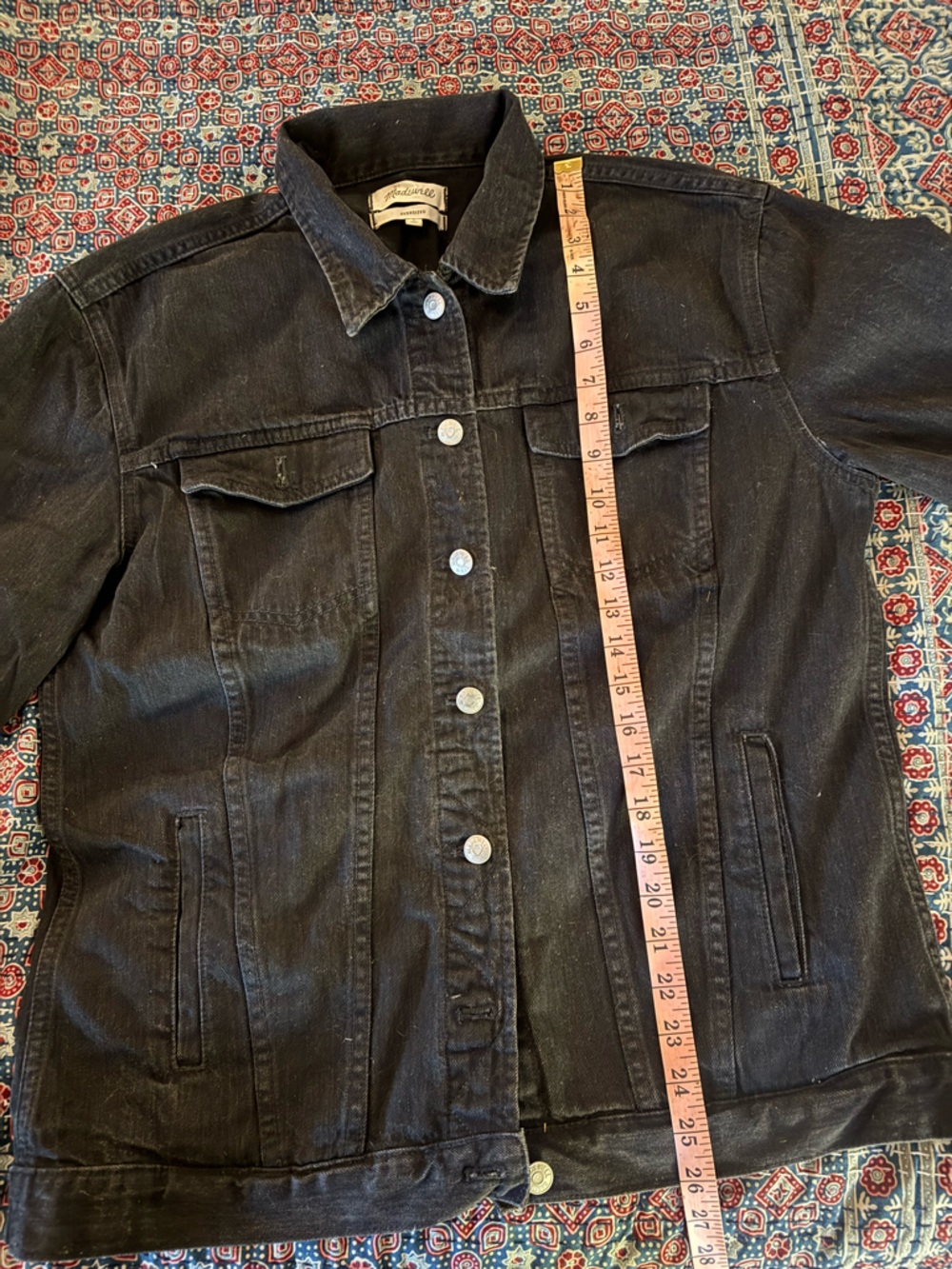 Madewell Black Denim Jean Jacket - Picture 9 of 11